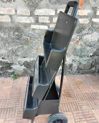 carrellino con ruote espositore 