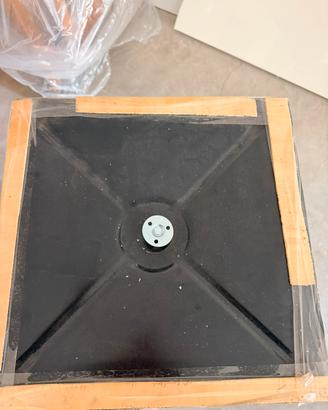 Top/piano sagomato in granito nero per cucina