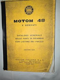 catalogo ricambi  Motom  48