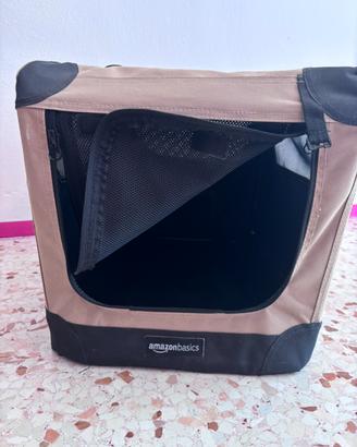 Trasportino cane/gatto portatile pieghevole