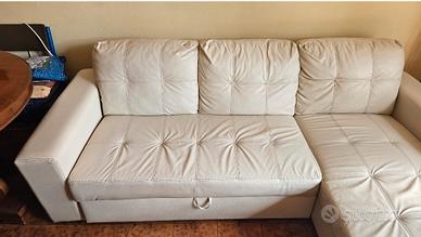 Divano letto con penisola