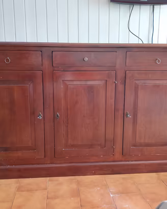 credenza in legno  1,70x50x1m 