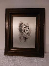Quadro madre e bambino 