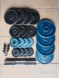 Mestre, Dischi in ghisa, manubri e morsetti