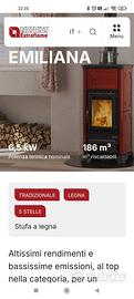 STUFA  a legna