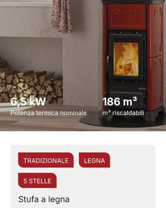STUFA  a legna