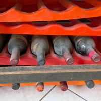 Bottiglie vino anni 60