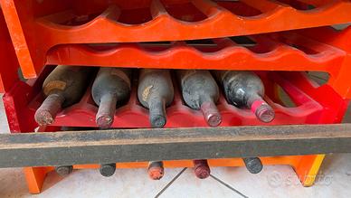 Bottiglie vino anni 60