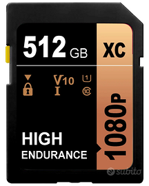 Scheda di memoria SD per fotocamera - 512GB - V10