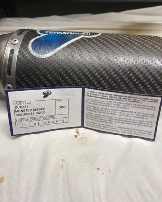 Scarico basso termignoni per Ducati monster s4r