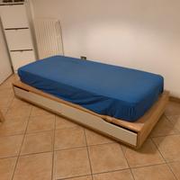 Letto singolo contenitore