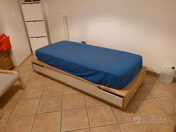 Letto singolo contenitore