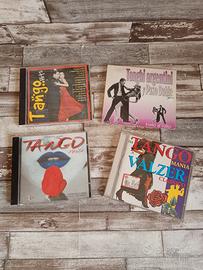 SET/LOTTO 4 CD MUSICA DA BALLO TANGO/VALZER