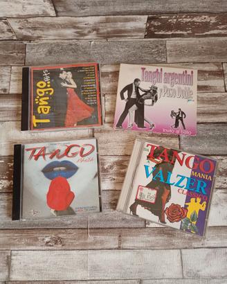 SET/LOTTO 4 CD MUSICA DA BALLO TANGO/VALZER