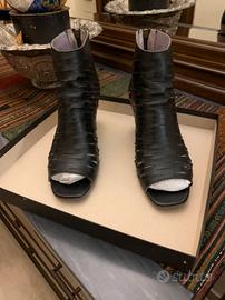 Scarpe in pelle nere, numero 40 -