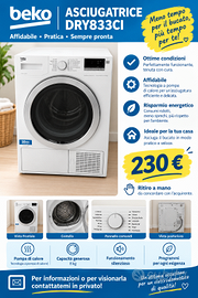 ASCIUGATRICE BEKO DRY833CI 8 KG