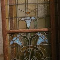 3 Vetrate originali liberty porte antiche