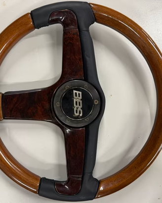 Volante BBS in legno e pelle per VW Golf, Jetta 2 