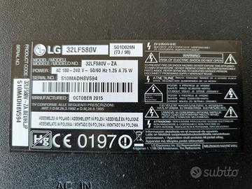 TV LG 32LF580V per pezzi di ricambio