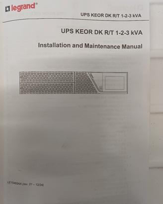 UPS gruppo di continuità 1kVA