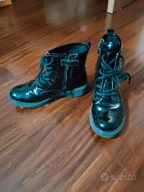 Vernice Nera – Taglia 32 - Geox Girls' Black Paten