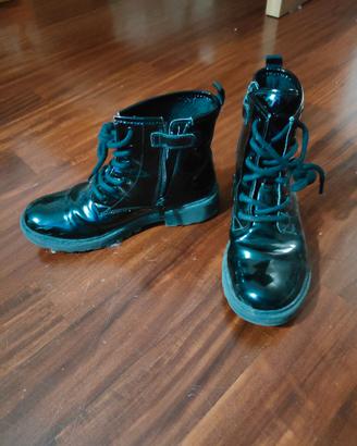 Vernice Nera – Taglia 32 - Geox Girls' Black Paten
