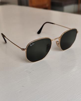 Ray-Ban Hexagonal - oro /lenti verdi G-15 