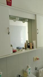 specchio per bagno bianco