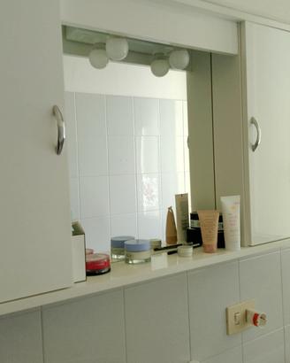 specchio per bagno bianco