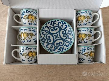 Set tazzine caffè Excelsa Amalfi