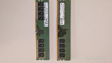 16gb ram DDR4 (2 da 8gb)  da 2666mhz