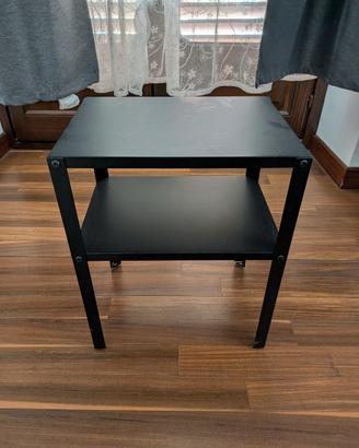 Tavolino / Comodino in Metallo Nero