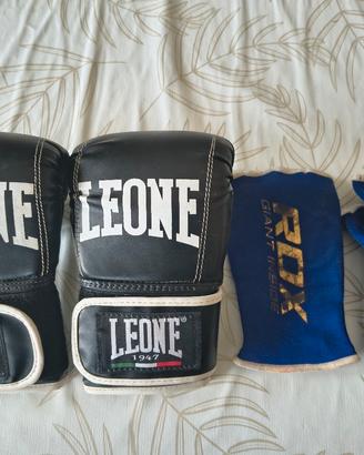 guantoni boxe leone gs080 contact e guantini