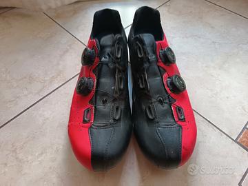 Scarpe Ciclismo Strada LUCK Carbonio (Tg. 44)