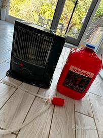 Stufa Zibro a combustibile + tanica e combustibile