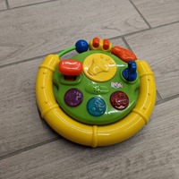 Volante giocattolo per bambini con luci e suoni