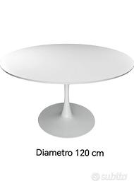 tavolo bianco rotondo