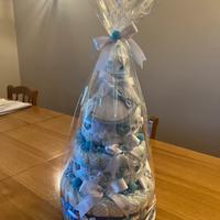 Torta pannolini per bambino maschio