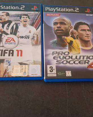 FIFA 11 E PRO EVOLUTION SOCCER 4 PLAYSTATION 2