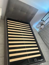 Letto con contenitore 1 piazza e mezzo