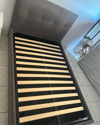 Letto con contenitore 1 piazza e mezzo
