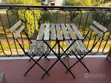 Set da balcone IKEA TÄRNÖ (Tavolo + 2 sedie)