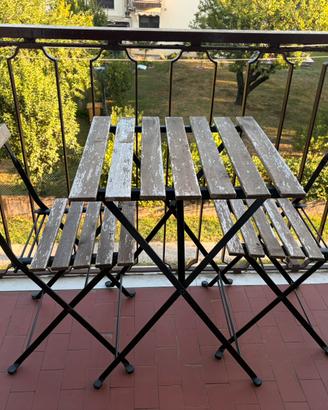 Set da balcone IKEA TÄRNÖ (Tavolo + 2 sedie)