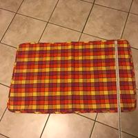 Tappetino cucina scozzese double face cotone trapu