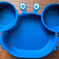 Piatto pappa blu + posate