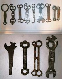 Chiavi d'epoca multiple per bicicletta 