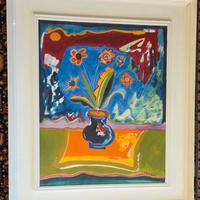 Quadro olio Luciano Schifano