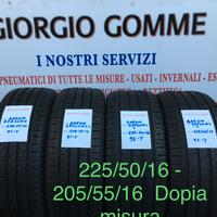 PNEUMATICI dopia misura 225/50/16 - 205/55/16
