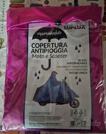copertura antipioggia per moto e scooter