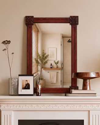 Specchio Vintage Rettangolare con cornice